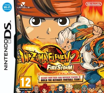 Inazuma Eleven 2 - Kyoui no Shinryakusha - Fire (Japan) (Rev 1) box cover front